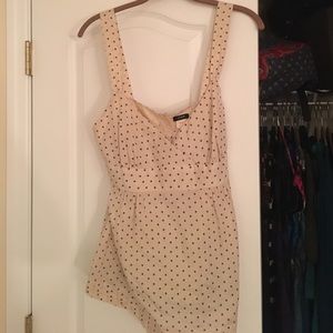 J Crew Silk Polka Dot Tank